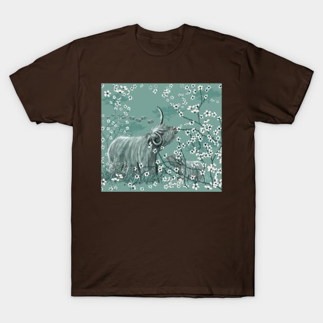 The Blue Oxen T-Shirt by Salzanos